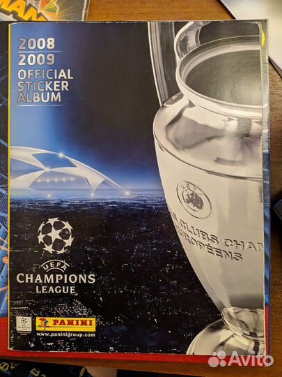 Альбом uefa champions league 2008-2009 Panini