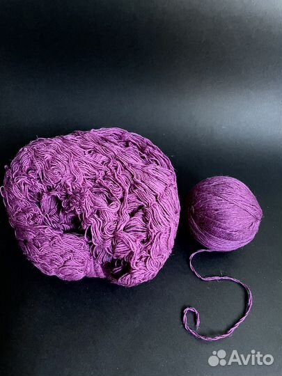 Пряжа для вязания шерсть хлопок СССР