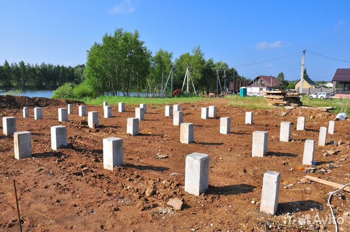 Монтаж жб свай Фундамент Забивка жб сваи