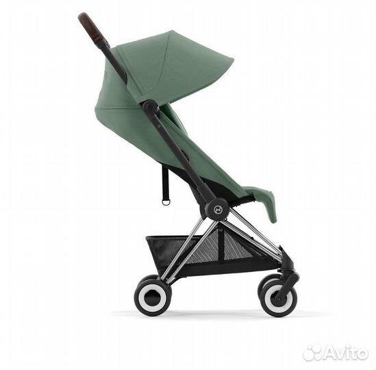 Cybex coya Leaf Green (Chrome Frame)