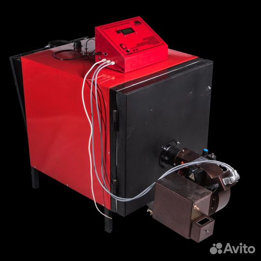 Котел на отработке c горелкой