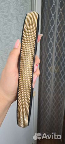 Оплетка на руль со стразами