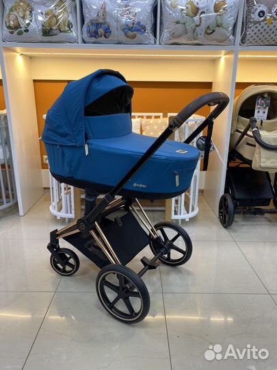 Коляска Cybex Priam IV Mountain Blue 2в1