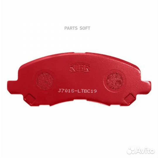 Nibk PN3469S Колодки тормозные дисковые sport перед