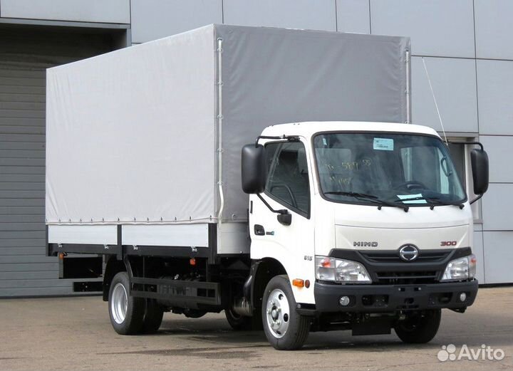 Тент на hino 300. Тентованный кузов на hino 300