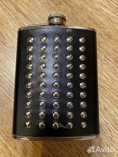 Фляжка и рюмки из нержавейки