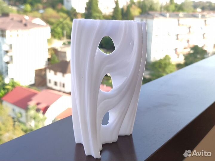 Ваза для цветов пластиковая/для сухоцветов