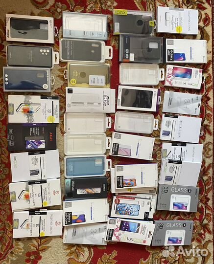 Чехлы, защитные стекла samsung, iPhone, xiaomi