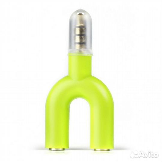 Адаптер для наушников Smartbuy, 2х3.5 мм (F)