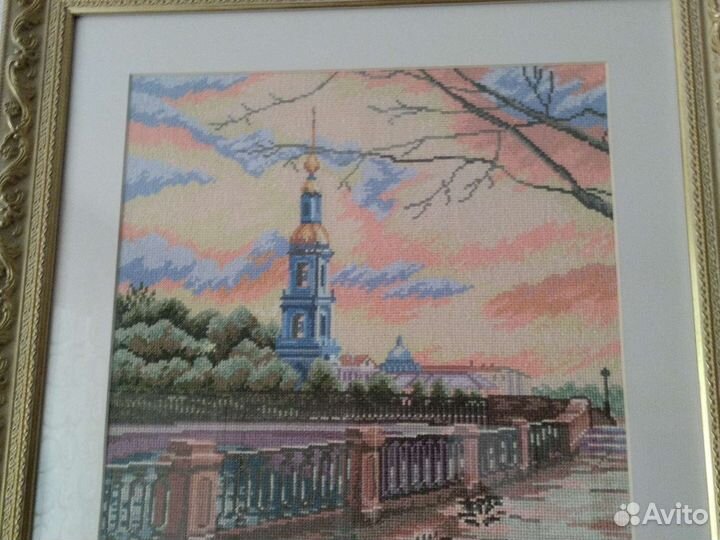 Картина вышитая крестом
