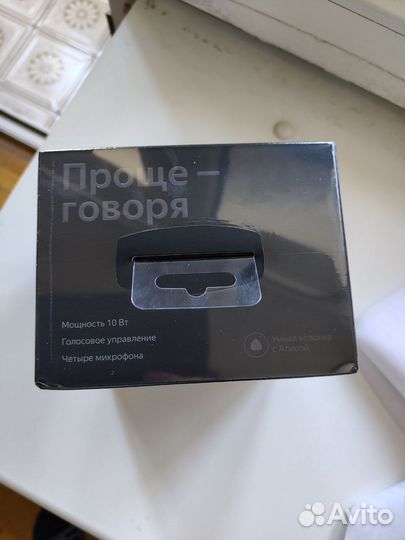 Умная колонка Яндекс Станция мини(с часами,черная)