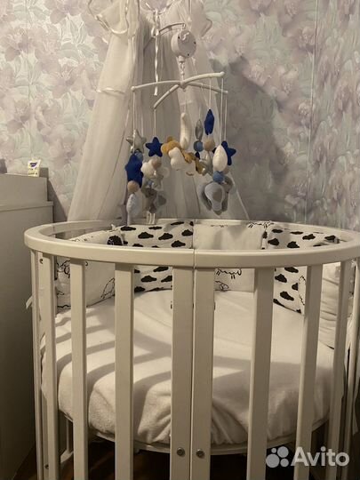 Кроватка трансформер для новорожденных