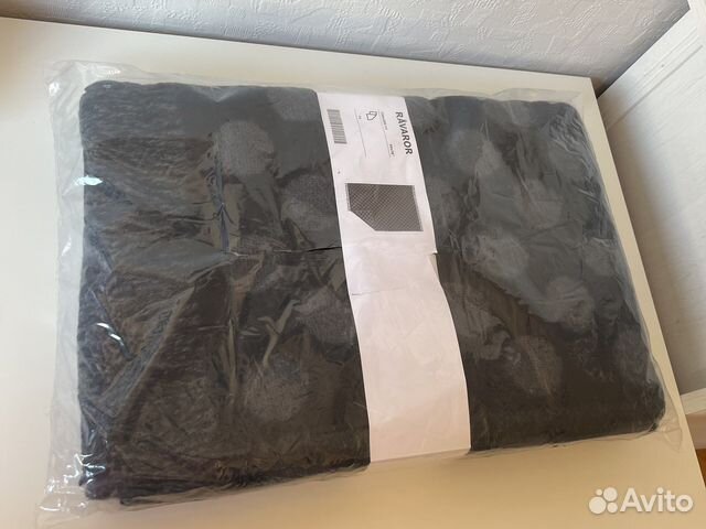 IKEA новый Роварор плед шерсть 150х200