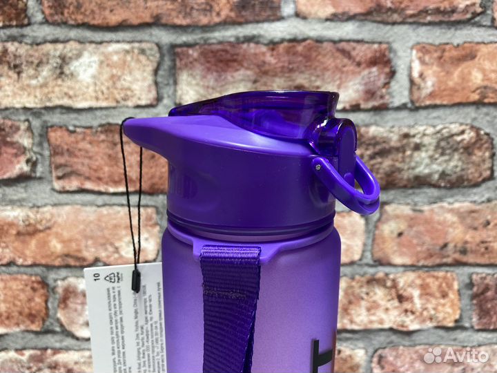 Бутылка для воды из тритана Be First 900 мл. фиол