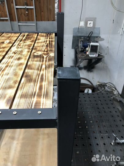 Мангал в стиле лофт