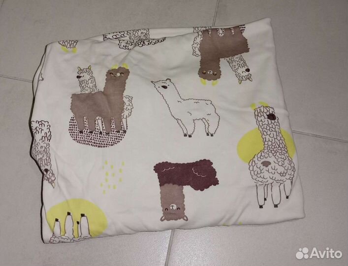 Простынь на резинке 60х120х10