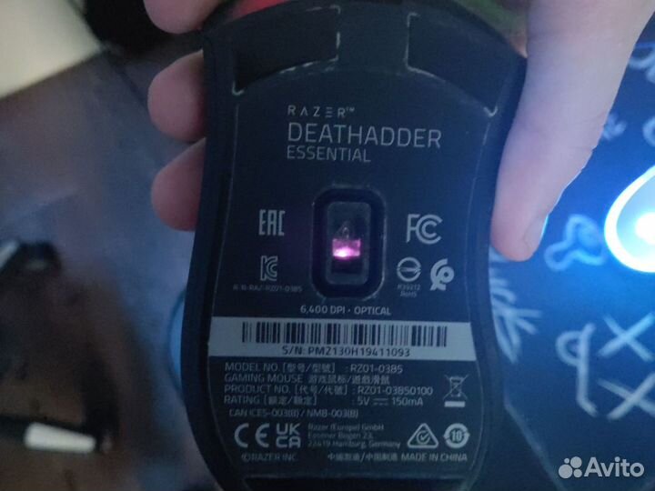 Игровая мышь razer deathadder essential