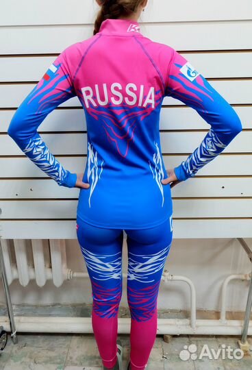 Лыжный гоночный комбинезон Россия женский