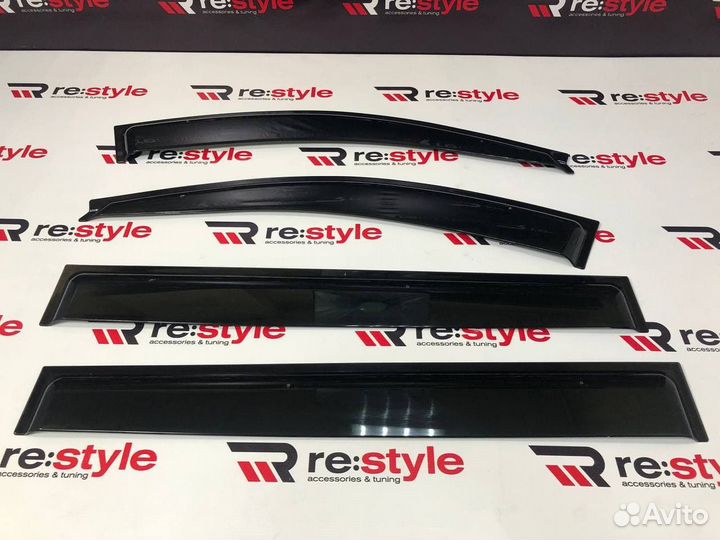 Ветровики Mitsubishi Pajero Sport 08-17 R2590