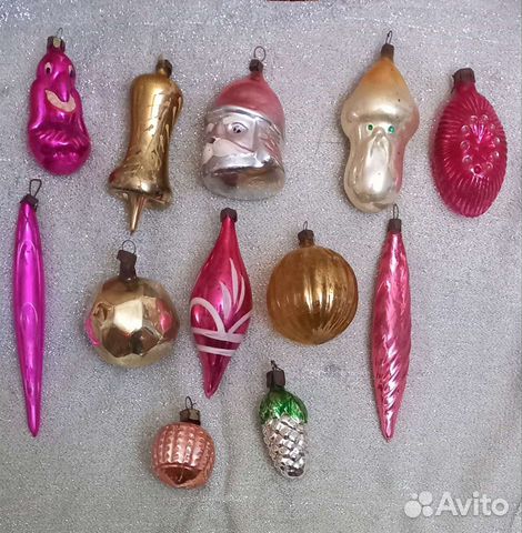 Елочные игрушки СССР