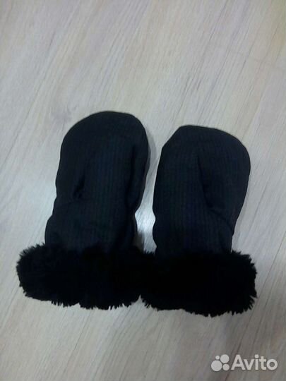 Варежки меховые,утепленные