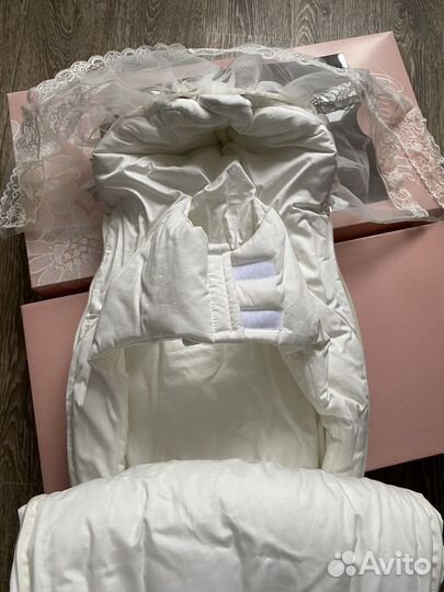 Утепленный конверт на выписку Choupette