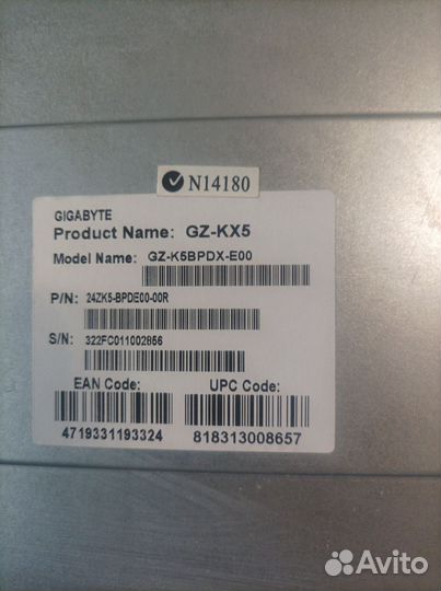 Корпус для пк gigabyte gz-kx5 пустой, без потрохов