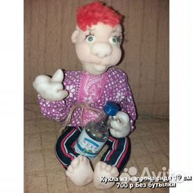 Саратовская мастерица делает кукол из капроновых чулок