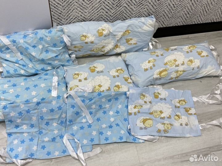 Бортики для кроватки новые