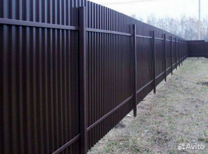 Профнастил вишня