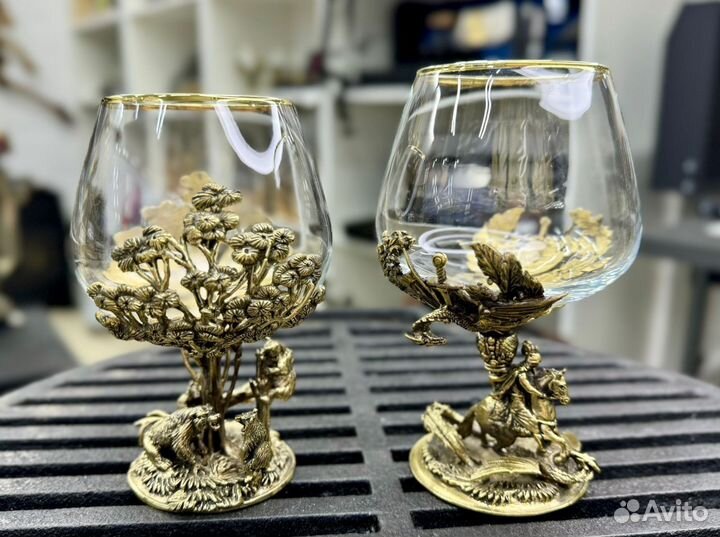 Бронзовый Бокал для коньяка