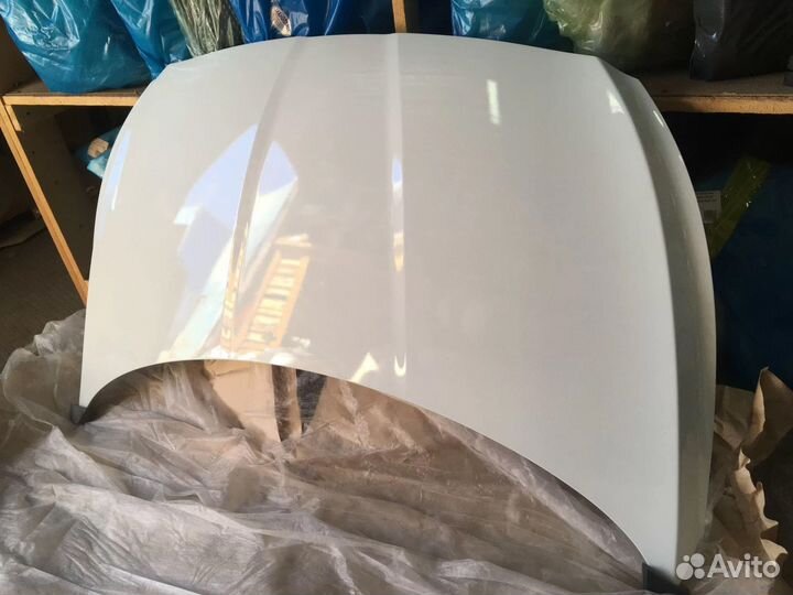 Капот для Hyundai Solaris 1 Белый