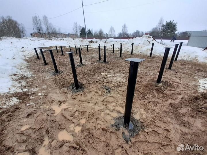 Фундамент под ключ. Винтовые сваи от производителя