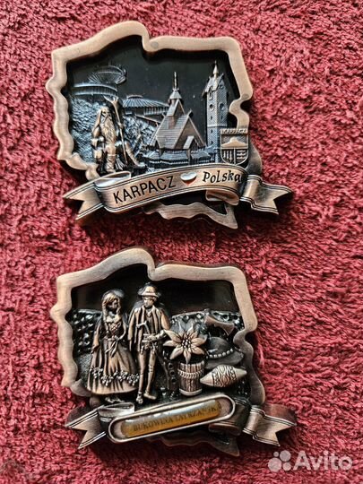 Магниты сувенирные из Польши и Чехии