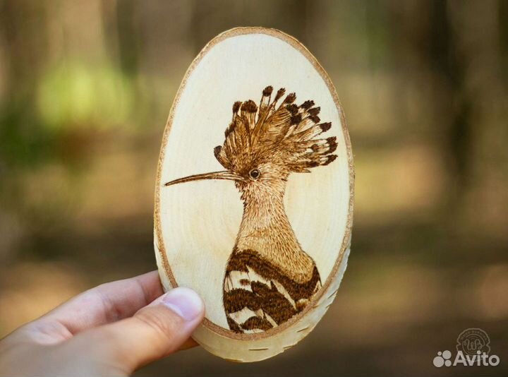 Картина на спиле дерева 