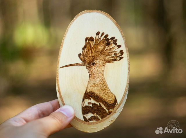 Картина на спиле дерева 