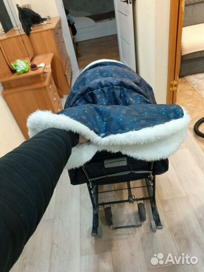 Детские санки коляска