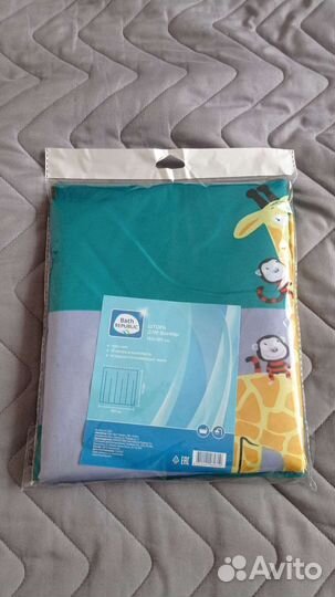 Штора для ванной детская