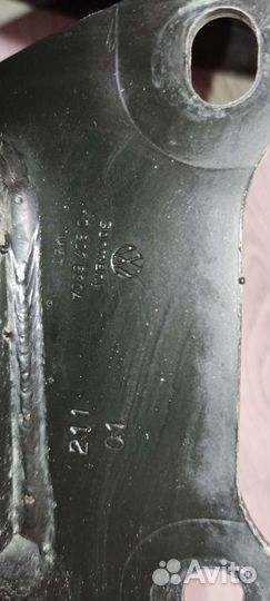 Усилитель бампера golf plus 2011