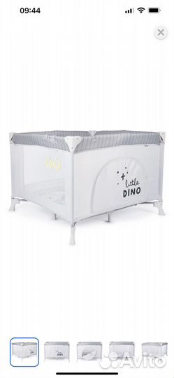 Манеж babyton circus grey