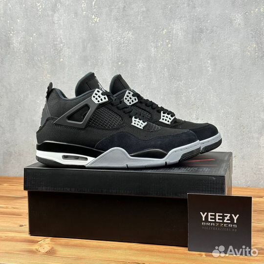 Nike Air Jordan 4 “Black Canvas”