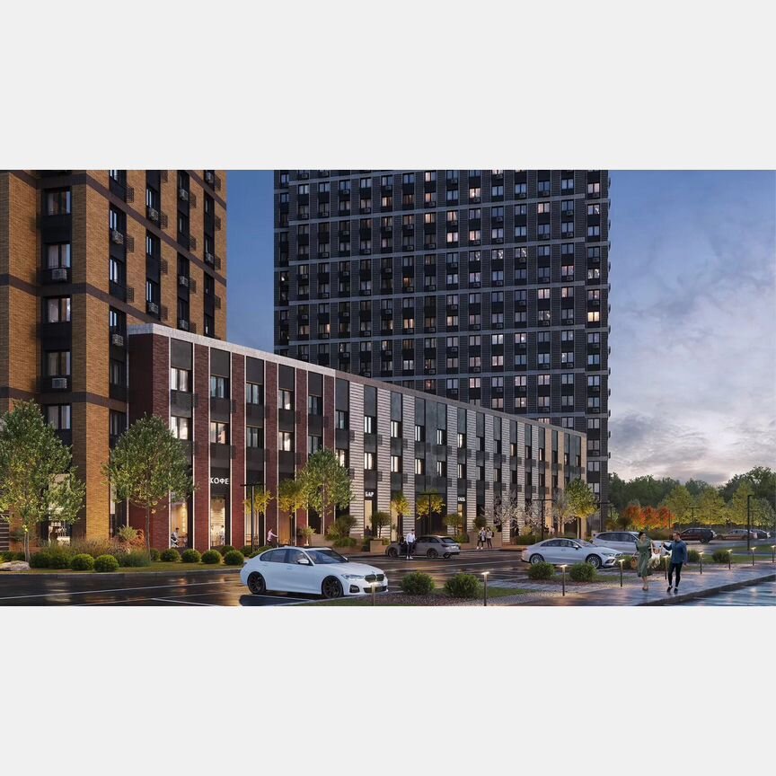 1-к. квартира, 39 м², 6/23 эт.