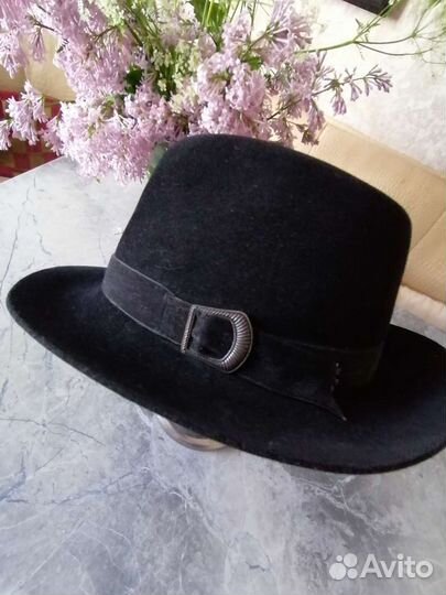 Шляпа мужская велюровая 70 годов