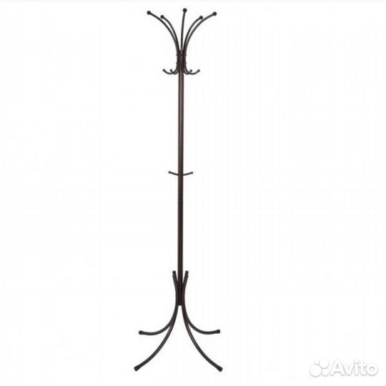 Вешалка напольная - стойка выс.1,80М бежевый метал