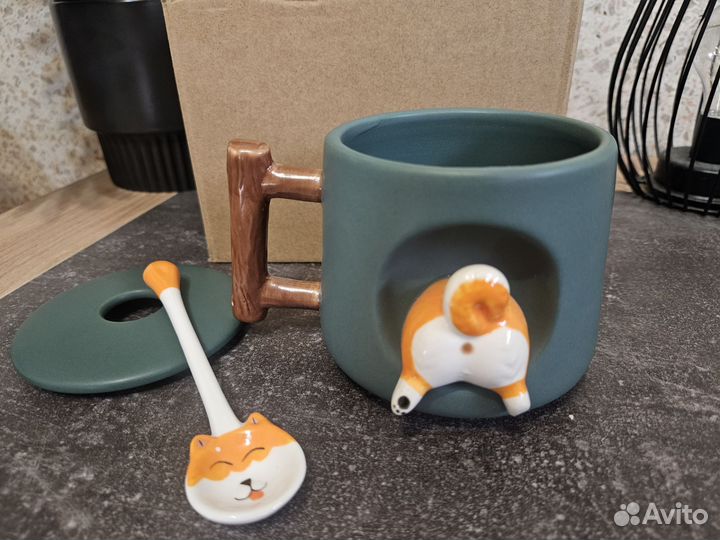 Кружка с жопкой собаки