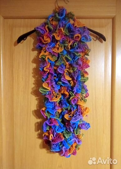 Женский шарф боа ажурный 2,5 метра