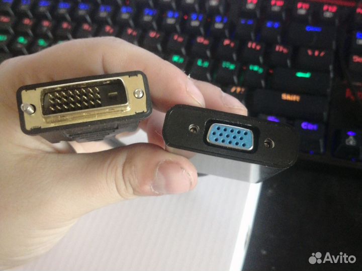 Переходник dvi d vga