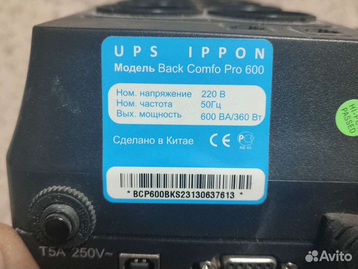 Ups ippon back comfo pro 600