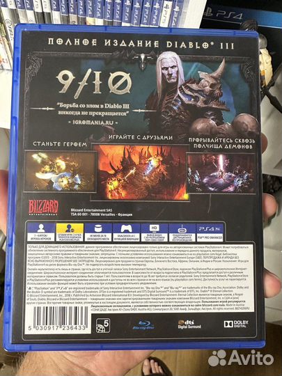 Diablo 3 Eternal Collection ps4 на Русском