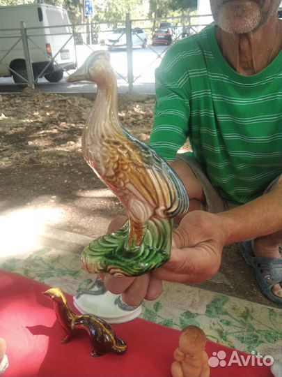 Цапля фарфор